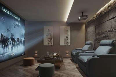 现代家居影音室3D模型下载